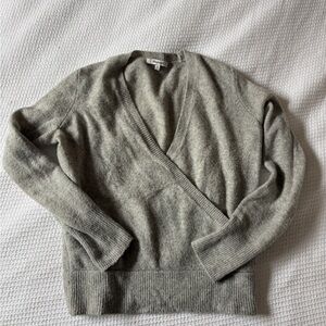 Madewell spoftspun faux wrap Sweater